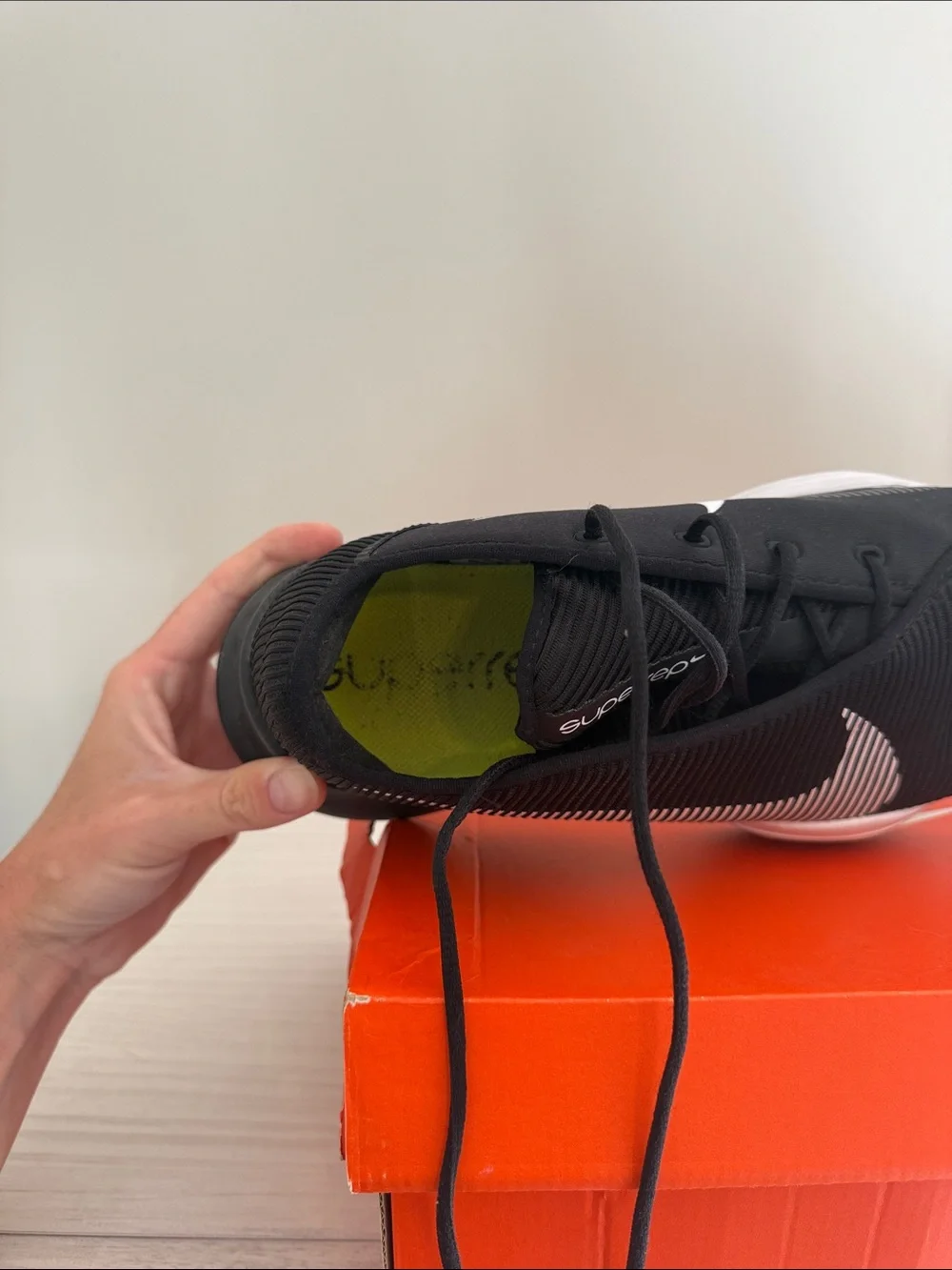Nike Women’s Black and White Superrep Sneakers